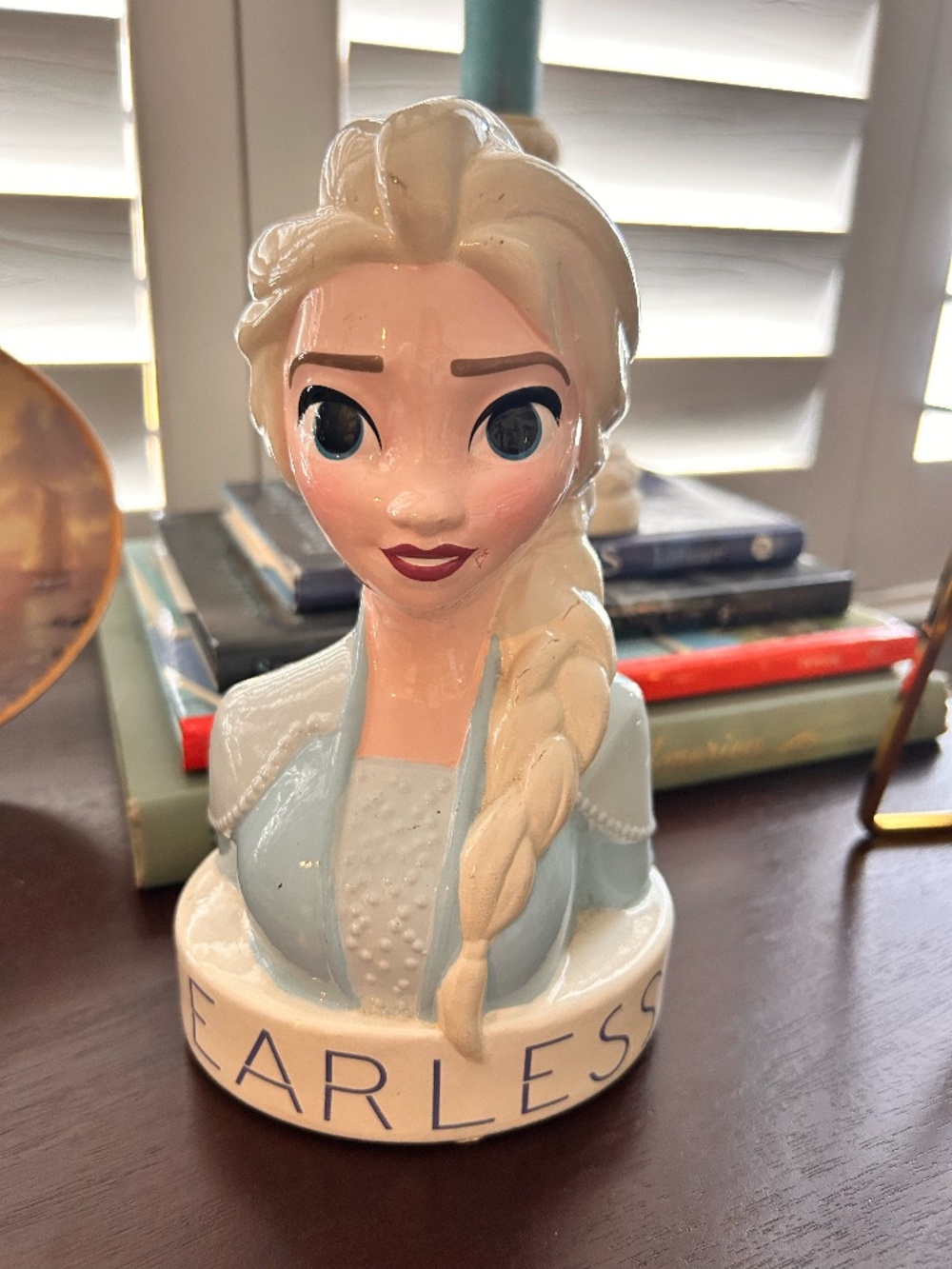 Elsa Fearless Piggy Bank Frozen Disney